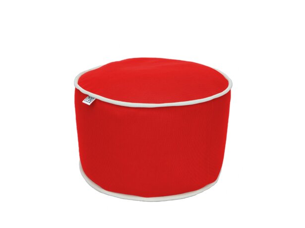 Pouf extérieur MOJO POUF-POUF Rouge / Blanc