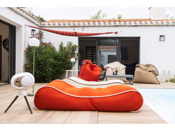 Bain de soleil MOJO SUNBED Orange / Blanc